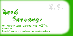 mark varsanyi business card